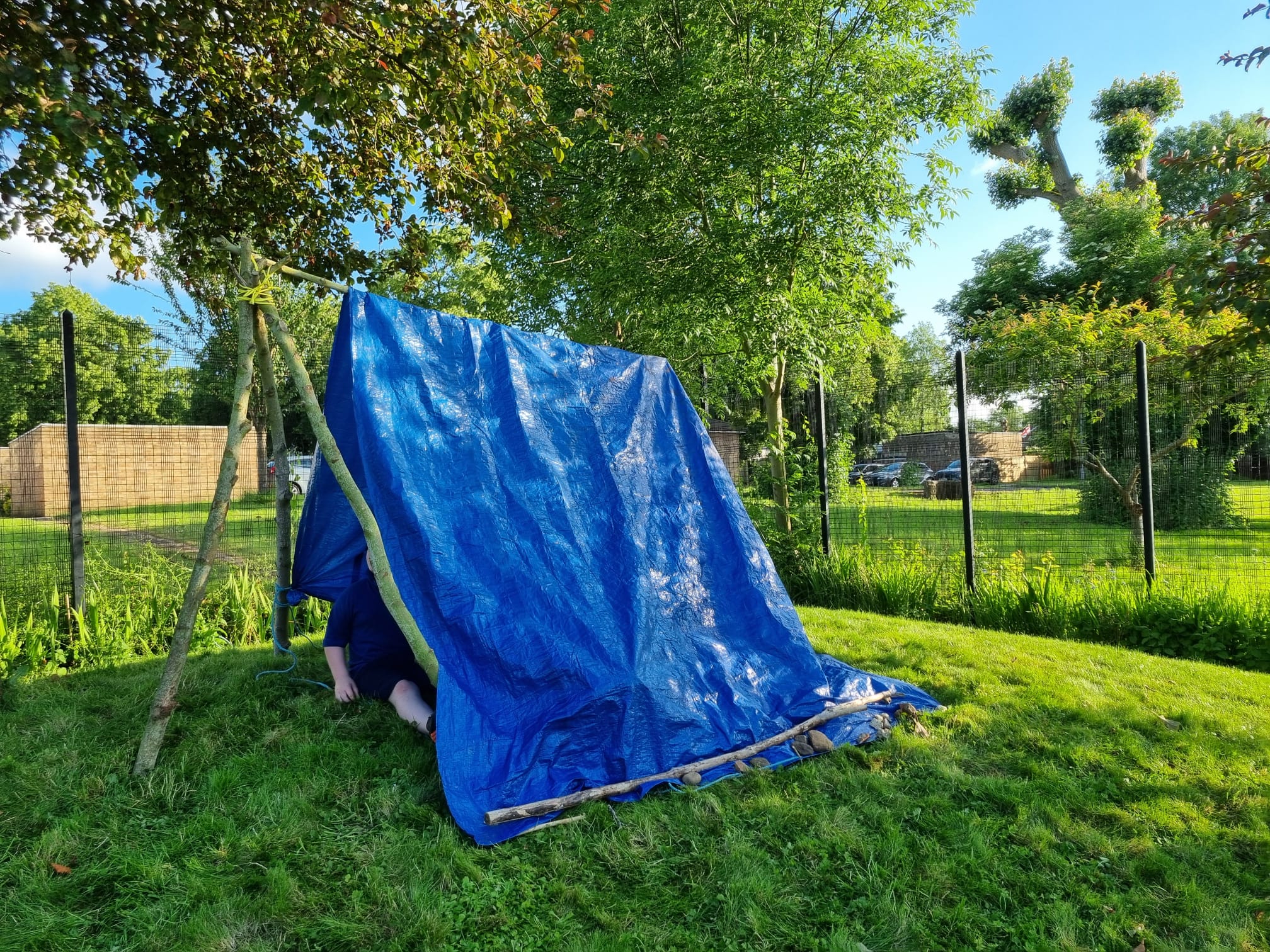 Making Dens with the Junior Section